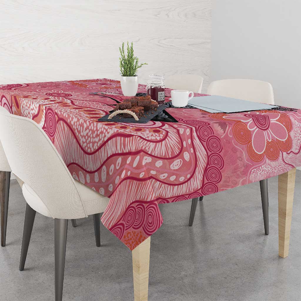 NAIDOC Week Aussie Indigenous Tablecloth Aboriginal Galah Bird Contemporary Art