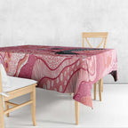 NAIDOC Week Aussie Indigenous Tablecloth Aboriginal Galah Bird Contemporary Art