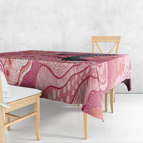 NAIDOC Week Aussie Indigenous Tablecloth Aboriginal Galah Bird Contemporary Art