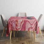 NAIDOC Week Aussie Indigenous Tablecloth Aboriginal Galah Bird Contemporary Art
