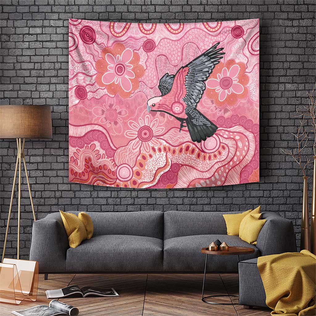 NAIDOC Week Aussie Indigenous Tapestry Aboriginal Galah Bird Contemporary Art