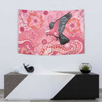 NAIDOC Week Aussie Indigenous Tapestry Aboriginal Galah Bird Contemporary Art