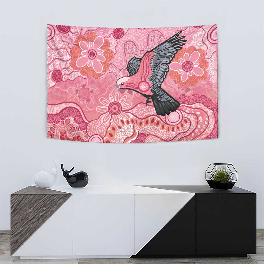 NAIDOC Week Aussie Indigenous Tapestry Aboriginal Galah Bird Contemporary Art