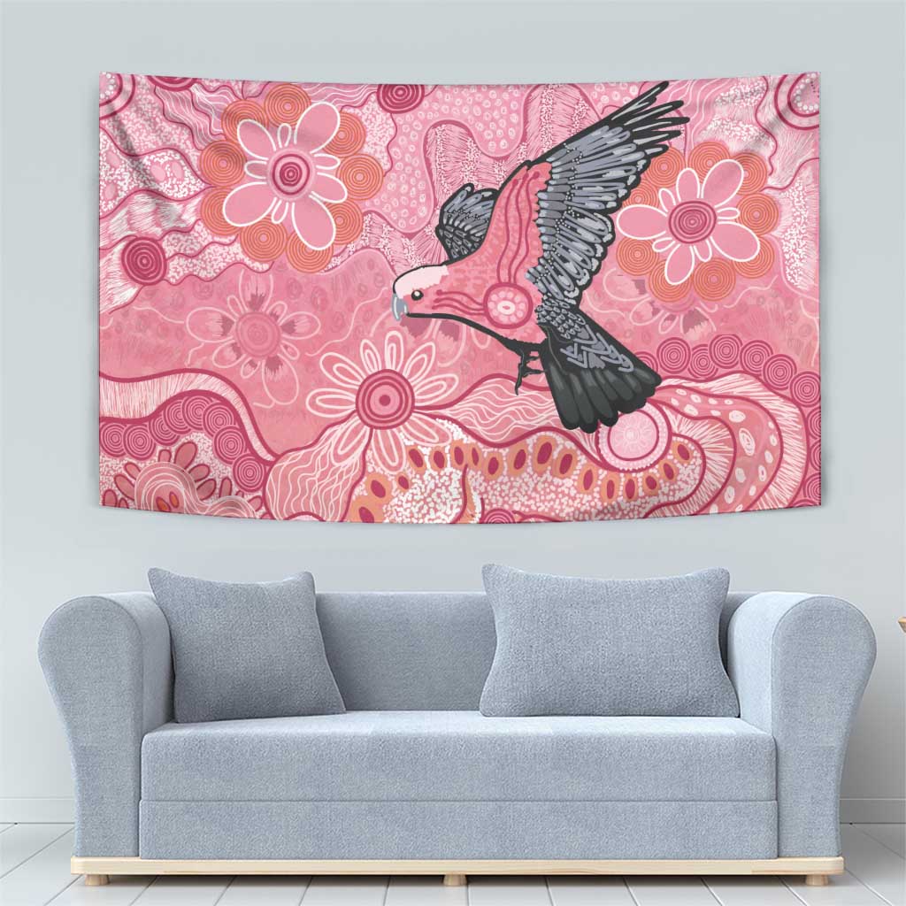 NAIDOC Week Aussie Indigenous Tapestry Aboriginal Galah Bird Contemporary Art