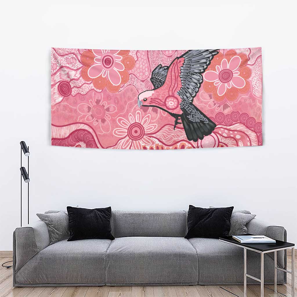 NAIDOC Week Aussie Indigenous Tapestry Aboriginal Galah Bird Contemporary Art