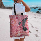 NAIDOC Week Aussie Indigenous Tote Bag Aboriginal Galah Bird Contemporary Art
