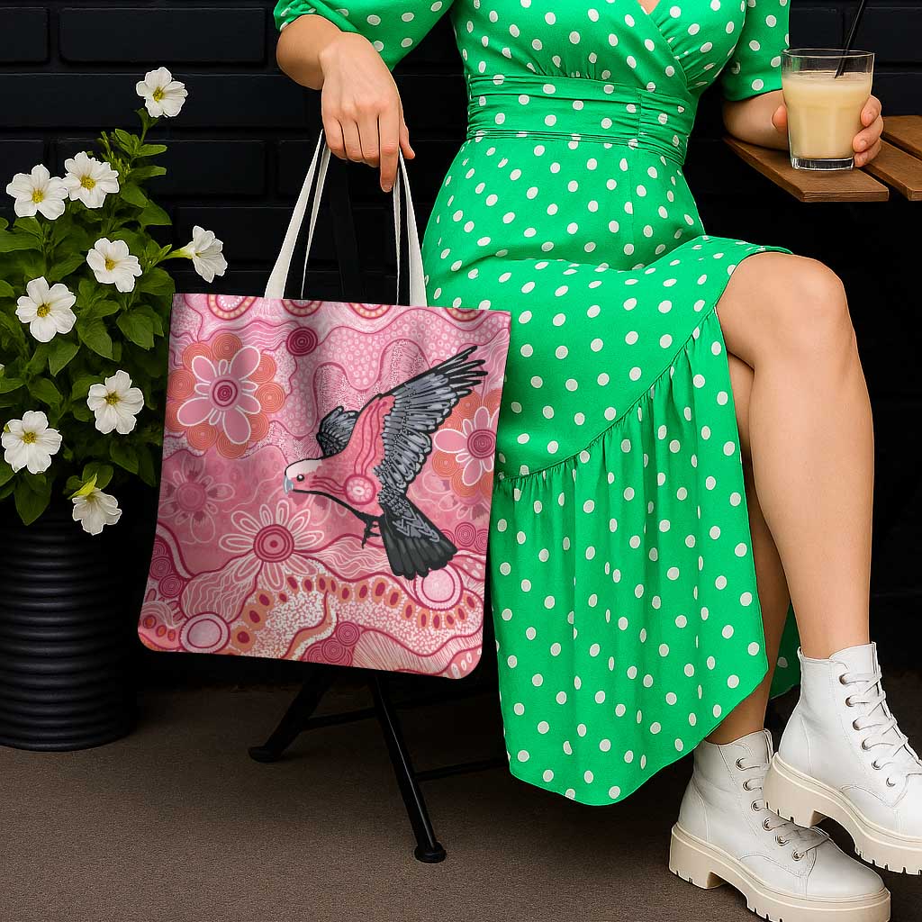 NAIDOC Week Aussie Indigenous Tote Bag Aboriginal Galah Bird Contemporary Art