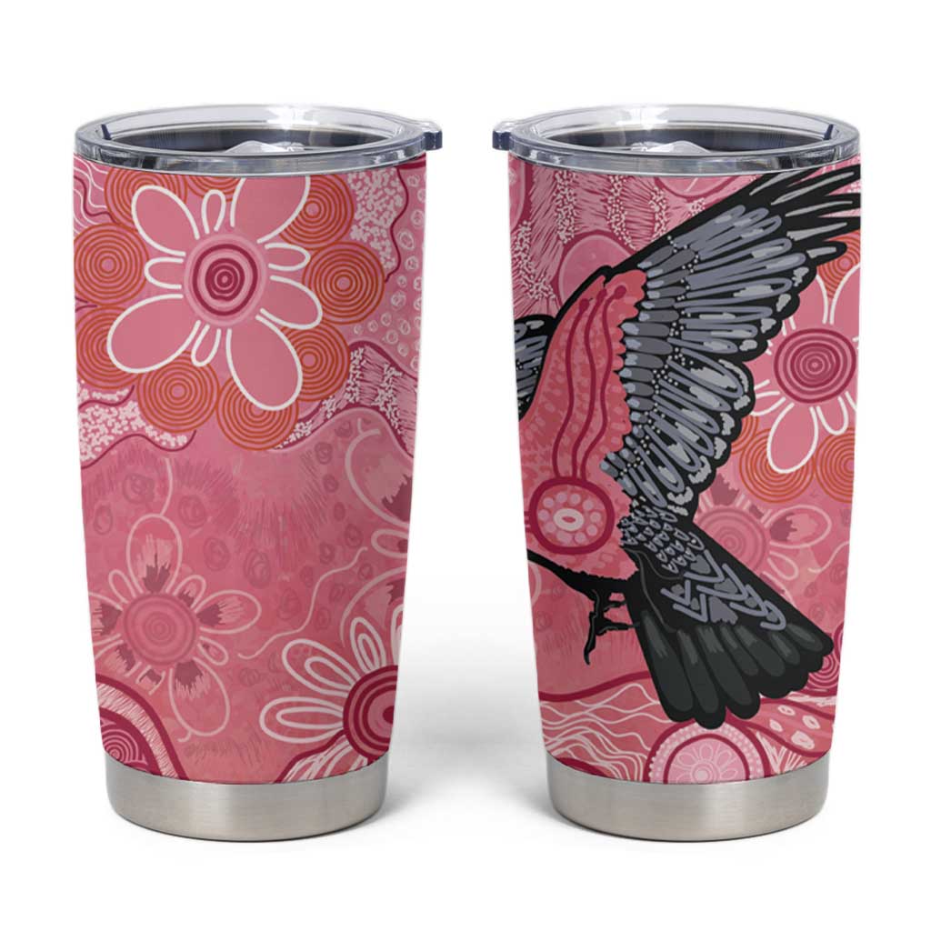NAIDOC Week Aussie Indigenous Tumbler Cup Aboriginal Galah Bird Contemporary Art