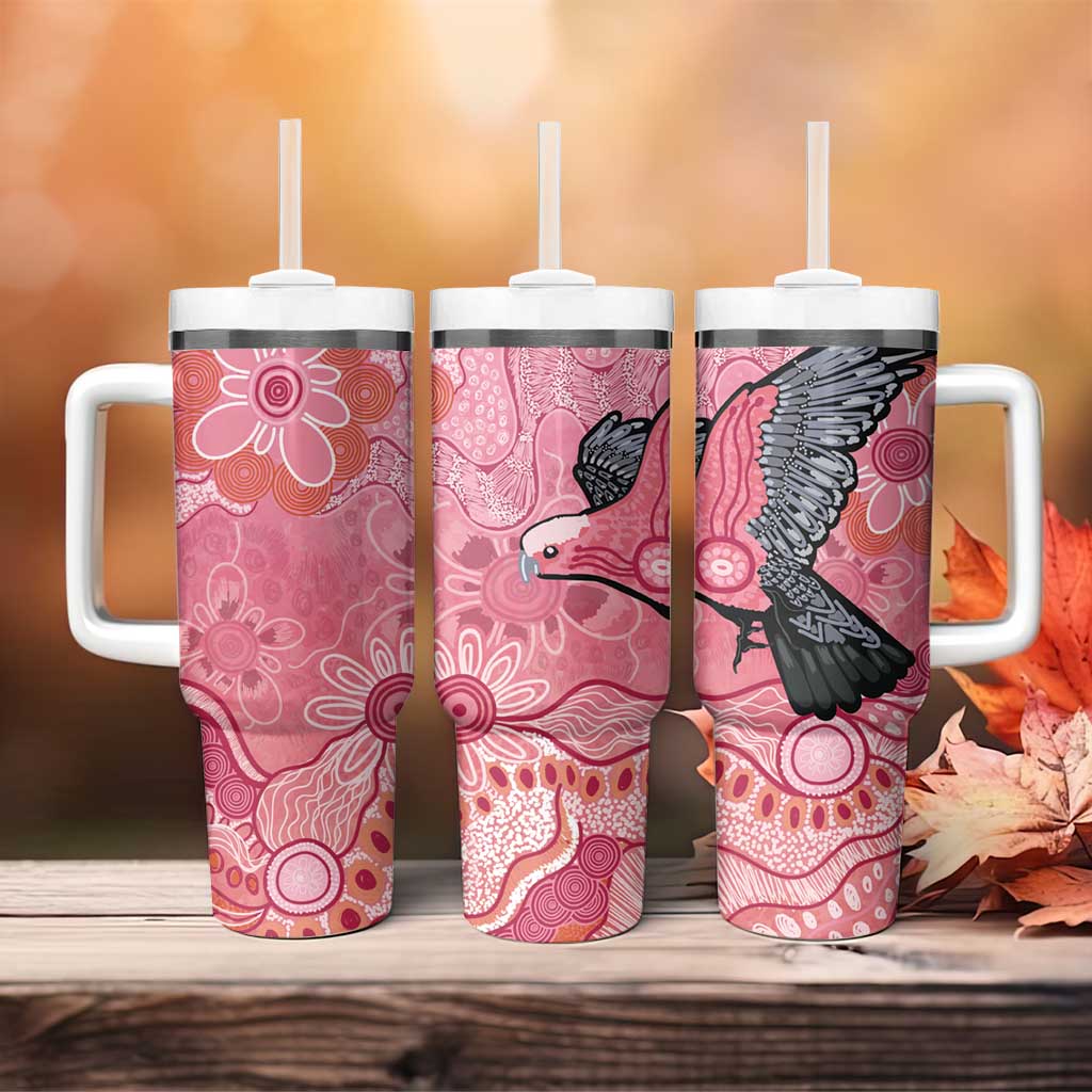 NAIDOC Week Aussie Indigenous Tumbler With Handle Aboriginal Galah Bird Contemporary Art