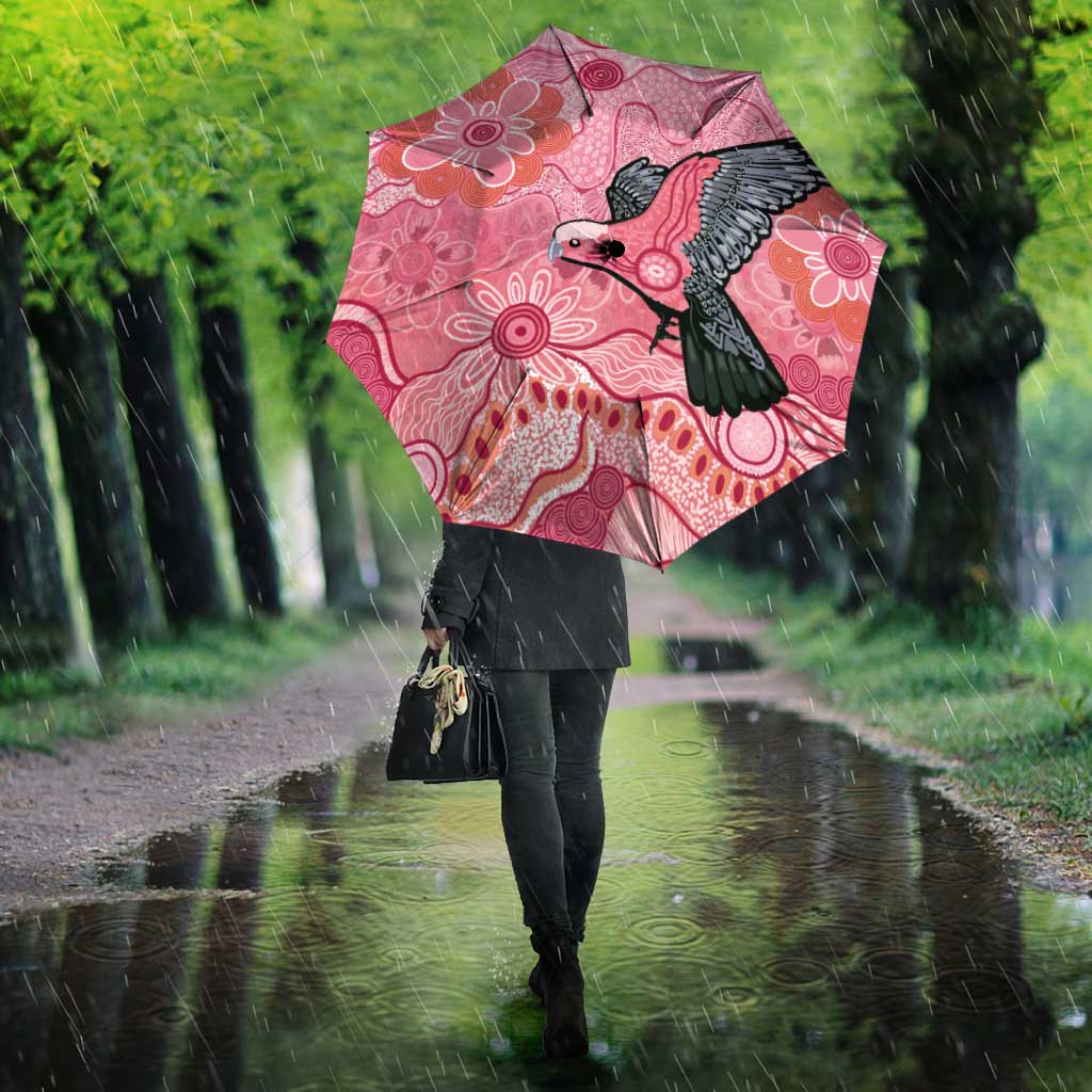 NAIDOC Week Aussie Indigenous Umbrella Aboriginal Galah Bird Contemporary Art