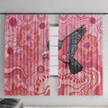 NAIDOC Week Aussie Indigenous Window Curtain Aboriginal Galah Bird Contemporary Art
