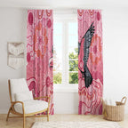 NAIDOC Week Aussie Indigenous Window Curtain Aboriginal Galah Bird Contemporary Art