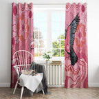 NAIDOC Week Aussie Indigenous Window Curtain Aboriginal Galah Bird Contemporary Art
