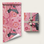 NAIDOC Week Aussie Indigenous Wrapping Paper Aboriginal Galah Bird Contemporary Art