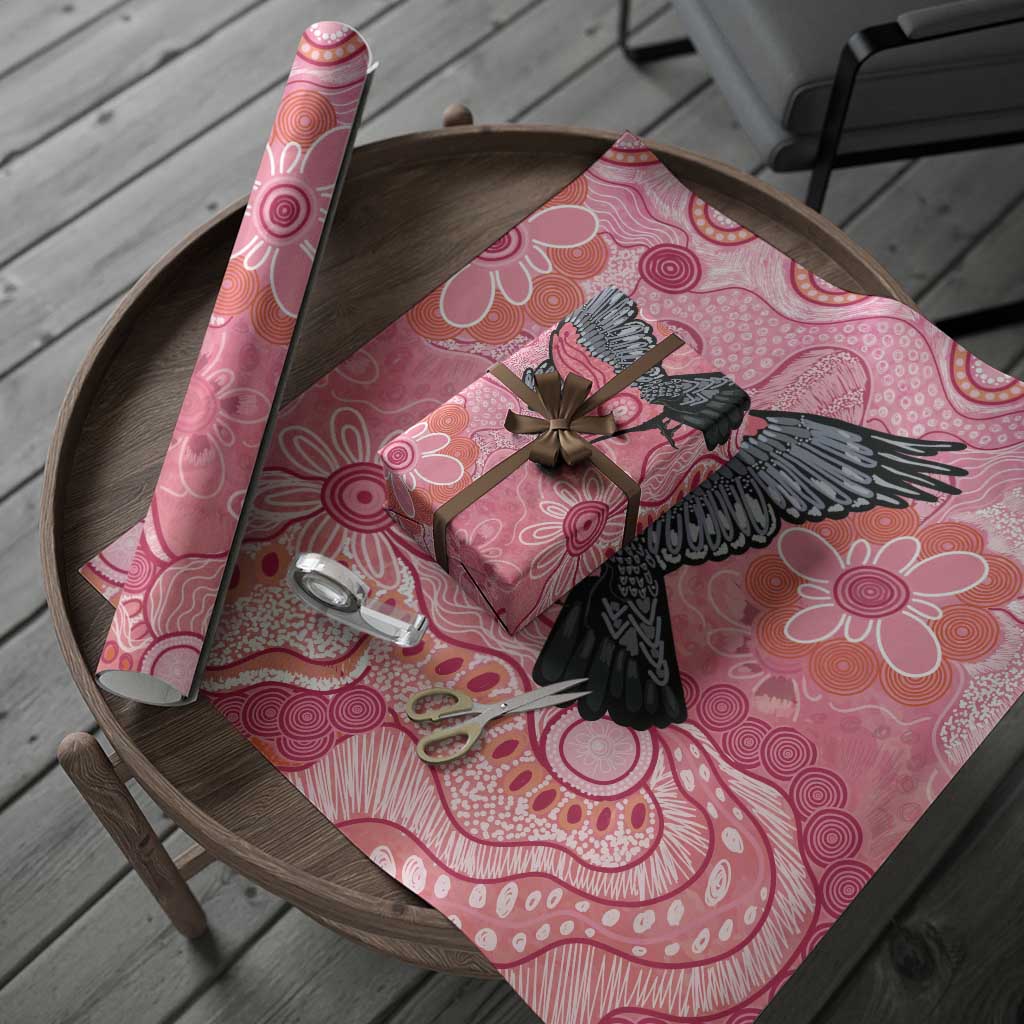 NAIDOC Week Aussie Indigenous Wrapping Paper Aboriginal Galah Bird Contemporary Art