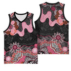 Australia NAIDOC Week 2026 Basketball Jersey Aboriginal Contemporary Art
