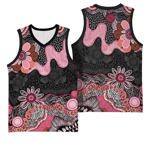 Australia NAIDOC Week 2026 Basketball Jersey Aboriginal Contemporary Art