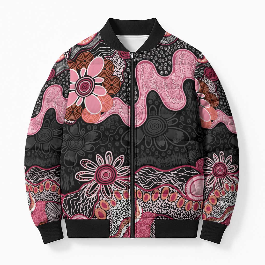 Australia NAIDOC Week 2026 Bomber Puffer Jacket Aboriginal Contemporary Art
