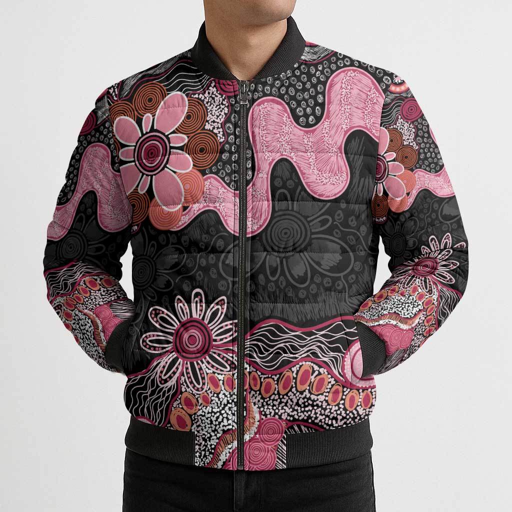Australia NAIDOC Week 2026 Bomber Puffer Jacket Aboriginal Contemporary Art