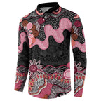Australia NAIDOC Week 2026 Button Sweatshirt Aboriginal Contemporary Art