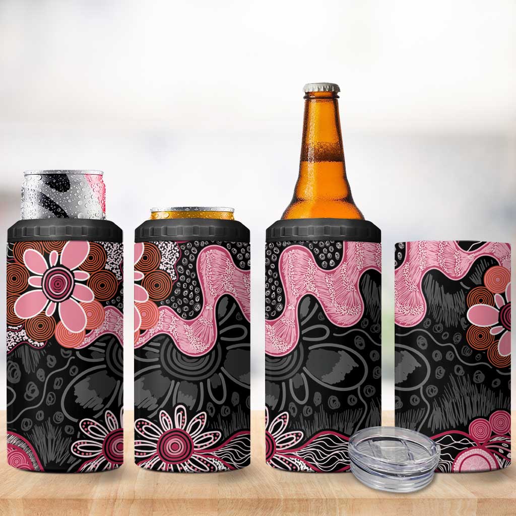 Australia NAIDOC Week 2026 4 in 1 Can Cooler Tumbler Aboriginal Contemporary Art