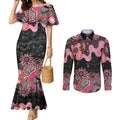 Australia NAIDOC Week 2026 Couples Matching Mermaid Dress and Long Sleeve Button Shirt Aboriginal Contemporary Art