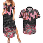 Australia NAIDOC Week 2026 Couples Matching Summer Maxi Dress and Hawaiian Shirt Aboriginal Contemporary Art
