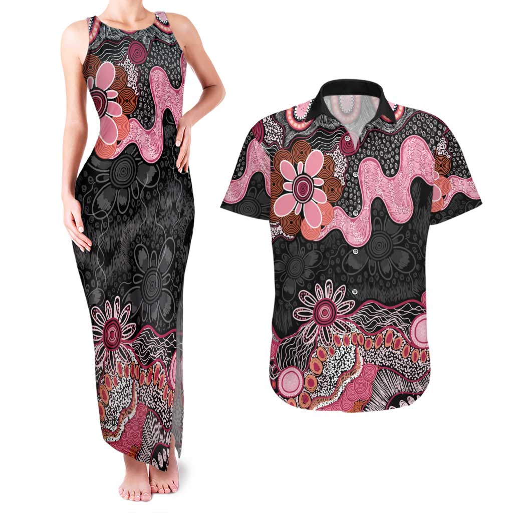 Australia NAIDOC Week 2026 Couples Matching Tank Maxi Dress and Hawaiian Shirt Aboriginal Contemporary Art