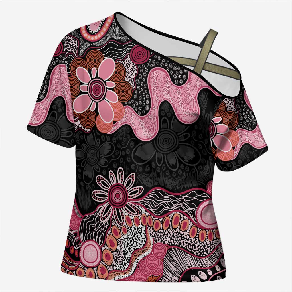 Australia NAIDOC Week 2026 Cross Shoulder Shirt Aboriginal Contemporary Art