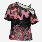 Australia NAIDOC Week 2026 Cross Shoulder Shirt Aboriginal Contemporary Art