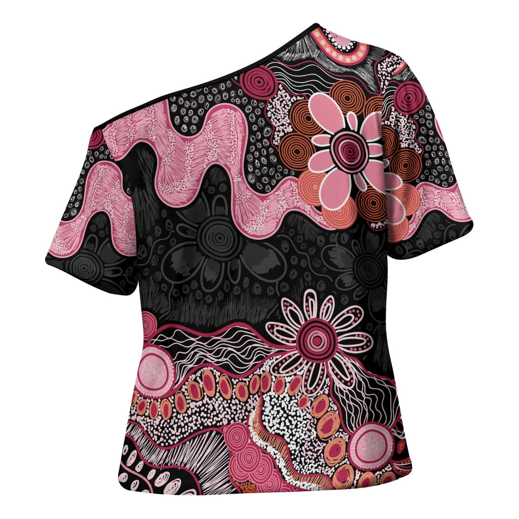 Australia NAIDOC Week 2026 Cross Shoulder Shirt Aboriginal Contemporary Art