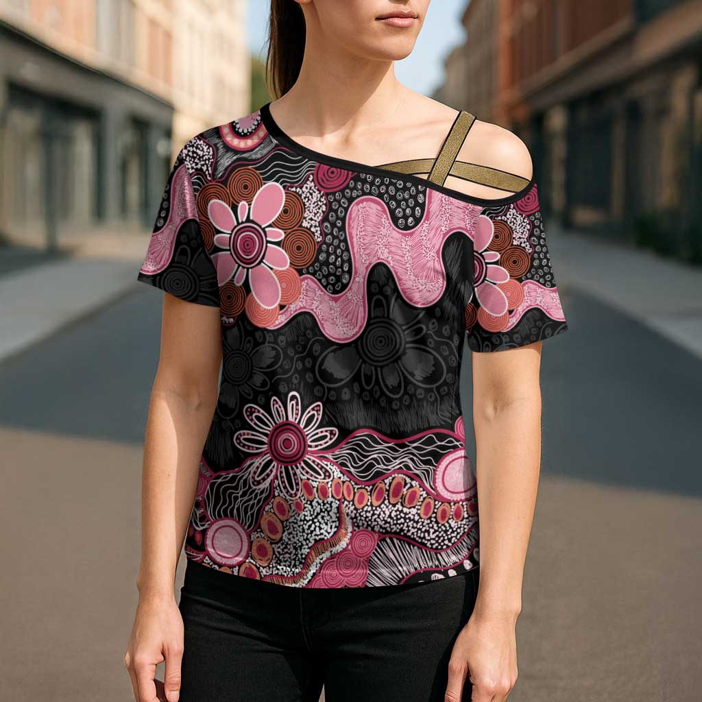 Australia NAIDOC Week 2026 Cross Shoulder Shirt Aboriginal Contemporary Art
