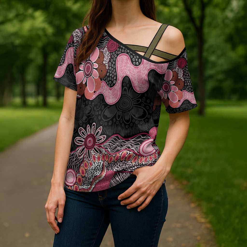 Australia NAIDOC Week 2026 Cross Shoulder Shirt Aboriginal Contemporary Art