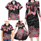 Australia NAIDOC Week 2026 Family Matching Long Sleeve Bodycon Dress and Hawaiian Shirt Aboriginal Contemporary Art