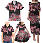 Australia NAIDOC Week 2026 Family Matching Puletasi and Hawaiian Shirt Aboriginal Contemporary Art