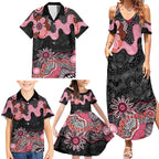 Australia NAIDOC Week 2026 Family Matching Summer Maxi Dress and Hawaiian Shirt Aboriginal Contemporary Art