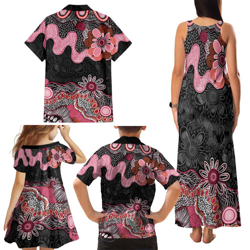 Australia NAIDOC Week 2026 Family Matching Tank Maxi Dress and Hawaiian Shirt Aboriginal Contemporary Art