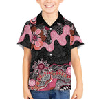 Australia NAIDOC Week 2026 Kid Hawaiian Shirt Aboriginal Contemporary Art