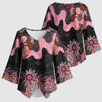 Australia NAIDOC Week 2026 Kimono Sleeve Blouse Aboriginal Contemporary Art