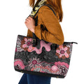 Australia NAIDOC Week 2026 Leather Tote Bag Aboriginal Contemporary Art