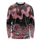 Australia NAIDOC Week 2026 Long Sleeve Shirt Aboriginal Contemporary Art