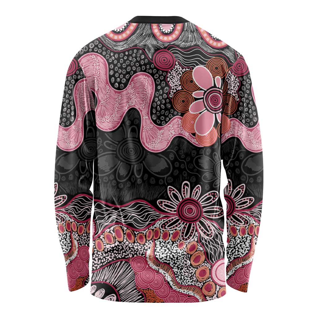 Australia NAIDOC Week 2026 Long Sleeve Shirt Aboriginal Contemporary Art
