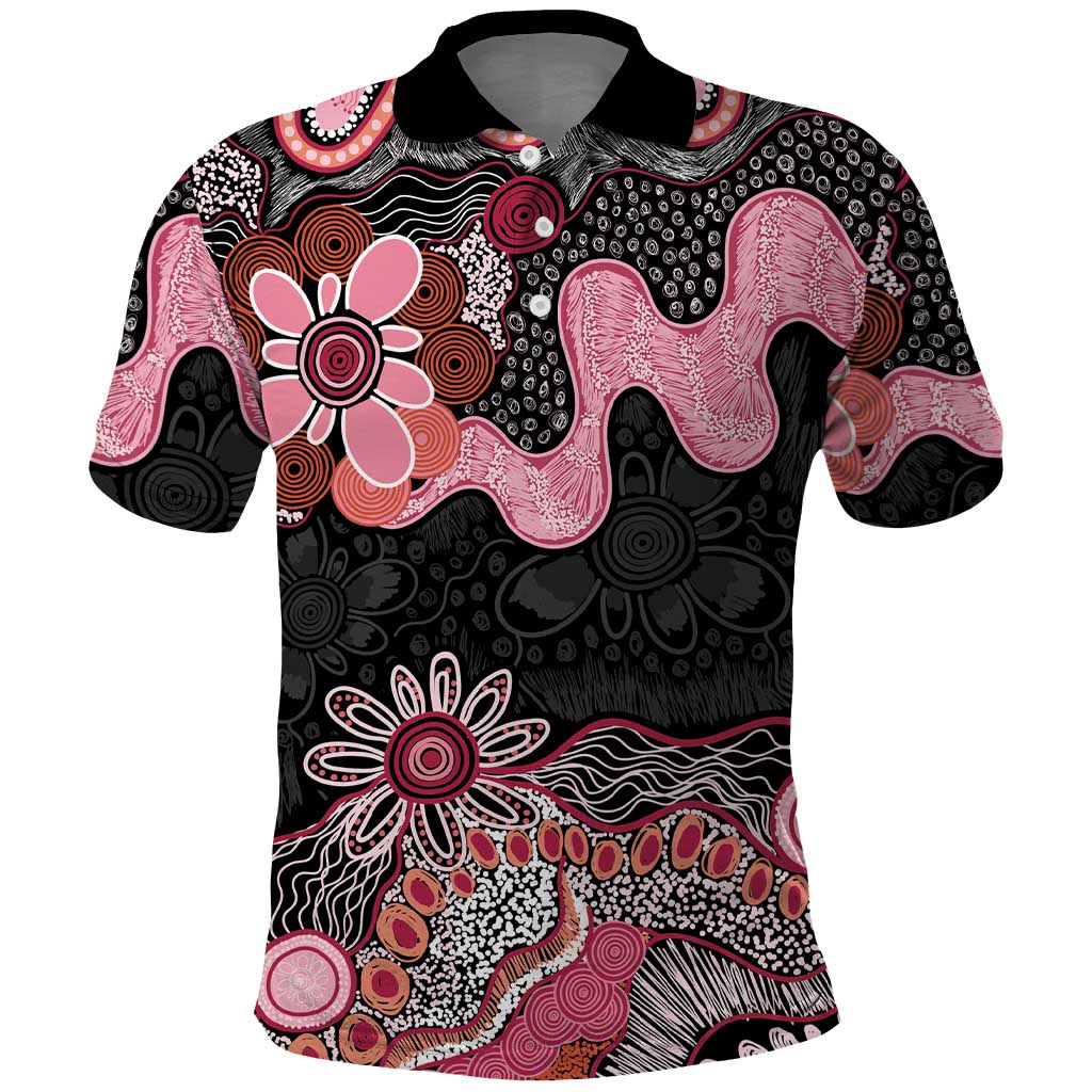 Australia NAIDOC Week 2026 Polo Shirt Aboriginal Contemporary Art