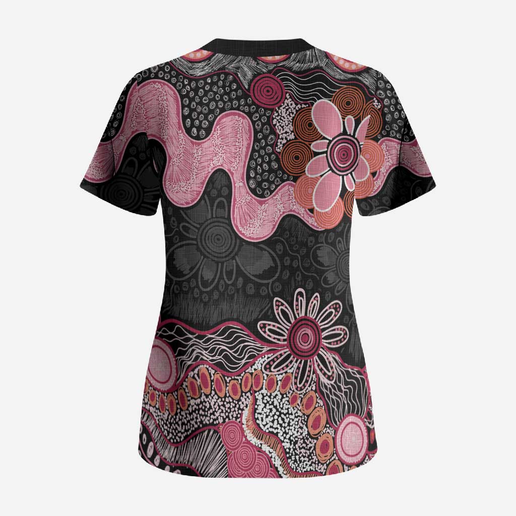 Australia NAIDOC Week 2026 Scrub Top Aboriginal Contemporary Art