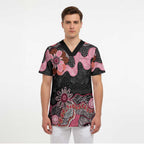 Australia NAIDOC Week 2026 Scrub Top Aboriginal Contemporary Art