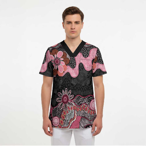 Australia NAIDOC Week 2026 Scrub Top Aboriginal Contemporary Art