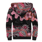 Australia NAIDOC Week 2026 Sherpa Hoodie Aboriginal Contemporary Art