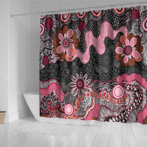 Australia NAIDOC Week 2026 Shower Curtain Aboriginal Contemporary Art