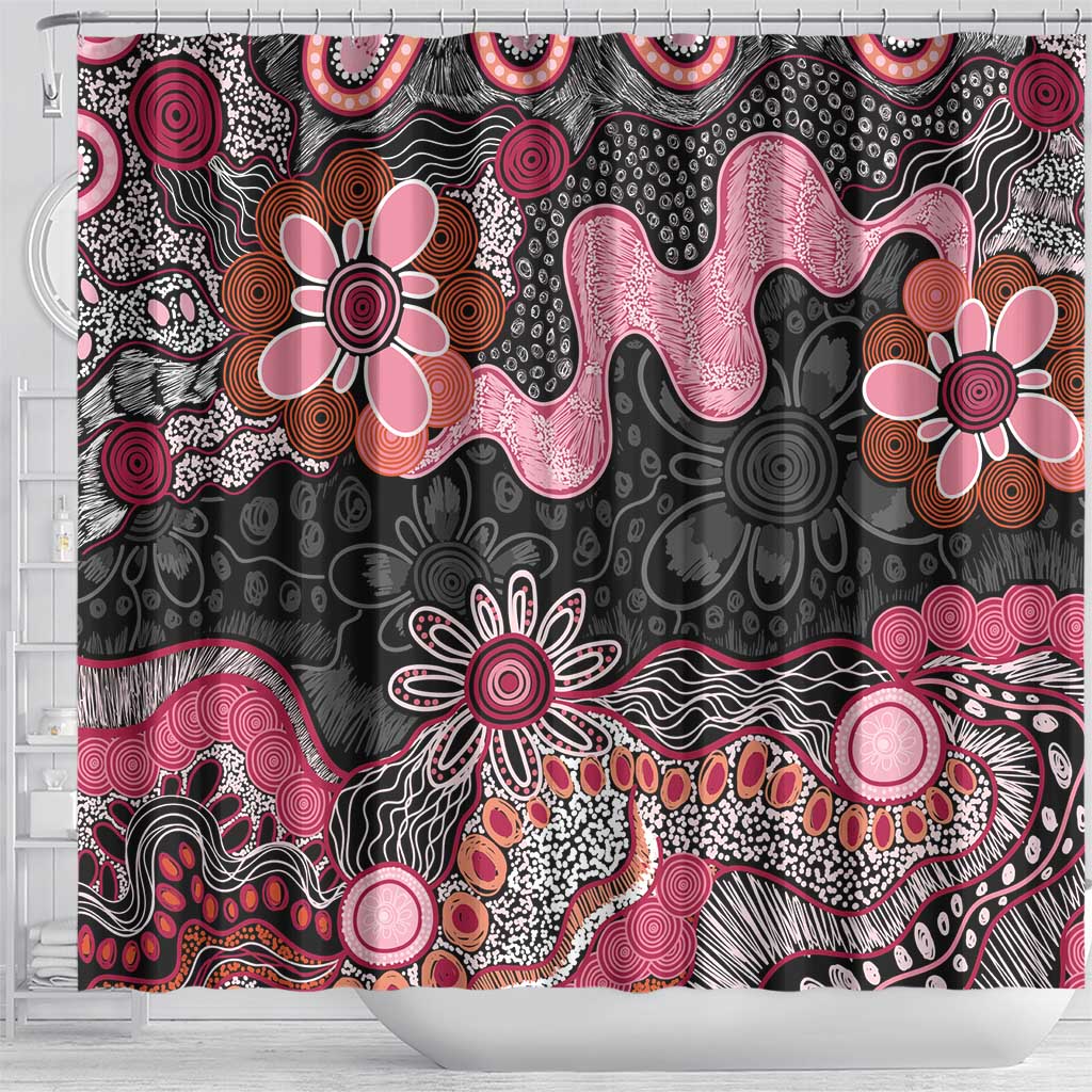 Australia NAIDOC Week 2026 Shower Curtain Aboriginal Contemporary Art