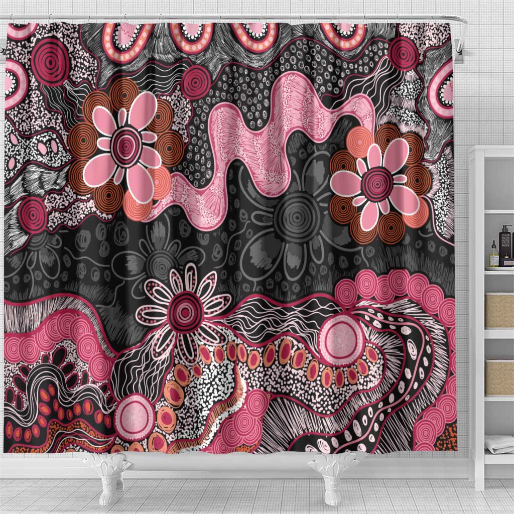 Australia NAIDOC Week 2026 Shower Curtain Aboriginal Contemporary Art
